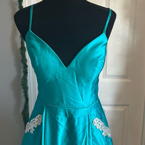 Teal Stacy Sklar dress - Picture 2 of 16
